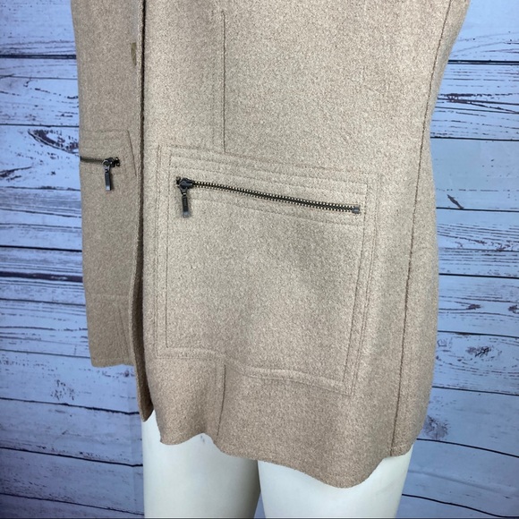 Talbots Petites Alpaca Blend Jacket in Camel Sz M - Picture 3 of 12